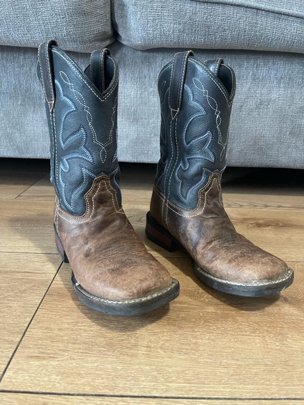Roper Kids Boots in Brown and Black